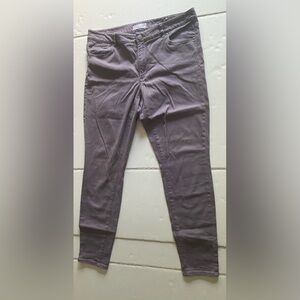 Loft Legging Faded Plum Colored Skinny Pants Womens Size 12